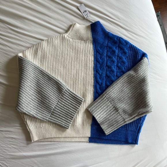 Express Color Block Sweater - Picture 6 of 9